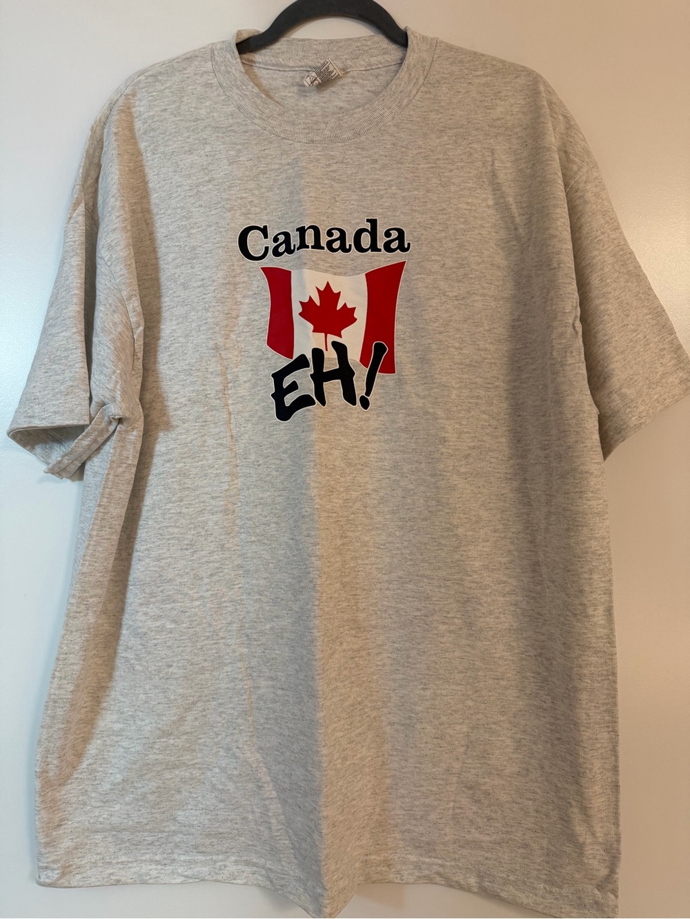Canada EH! Graphic Tee - Light Gray